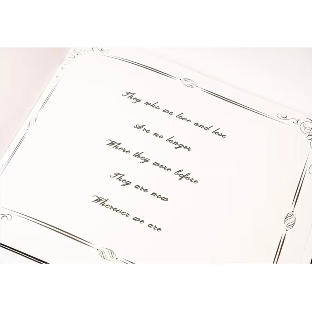 LIFETOO Ocean Sunset Celebration of Life Funeral Guest Book Memorial Service NEW